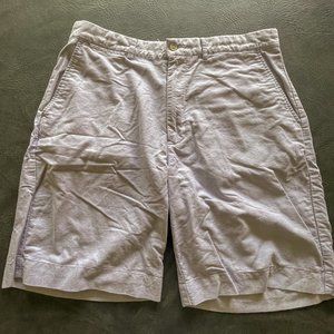 Polo Ralph Lauren, Men's Linen Shorts, Blue, Light Blue, Size 34